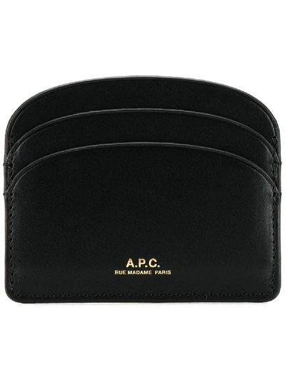 Shop A.p.c. A. P.c. Logo Cardholder In Black