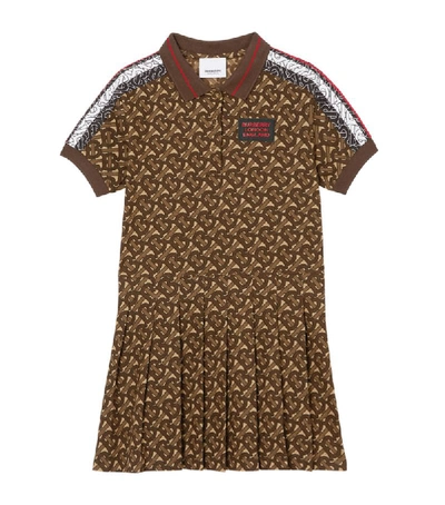 Shop Burberry Kids Tb Monogram Polo Shirt Dress (3-12 Years)