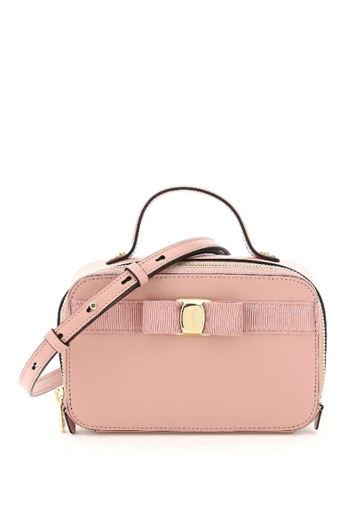 Shop Ferragamo New Vara Camera Bag In Pink