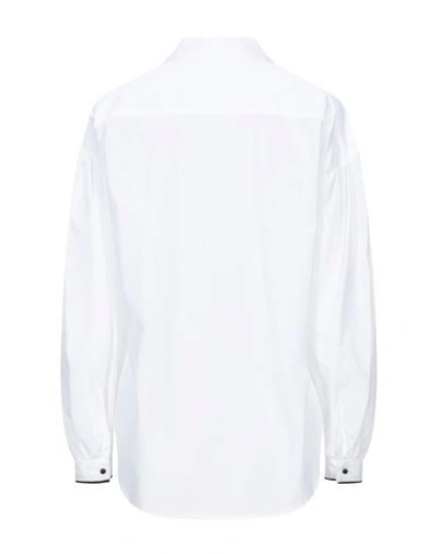 Shop Ottod'ame Solid Color Shirts & Blouses In White