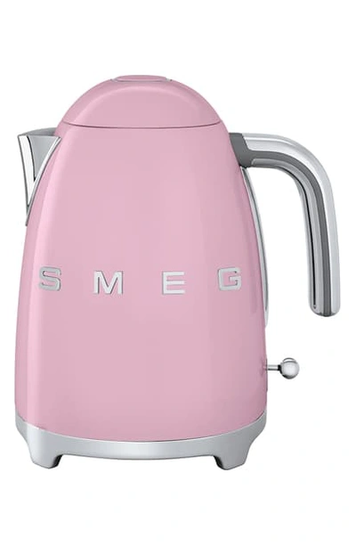 Shop Smeg '50s Retro Style Electric Kettle In Pink