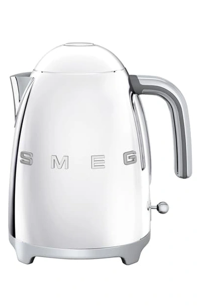Shop Smeg '50s Retro Style Electric Kettle In Stainless Steel