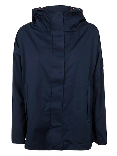 Shop Save The Duck Hooded Jacket In Navy