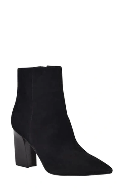 Shop Marc Fisher Ltd Umika Bootie In Black Suede