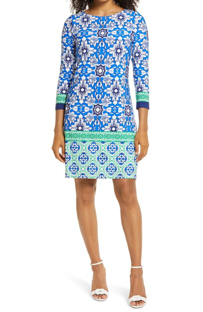 eliza j jersey shift dress