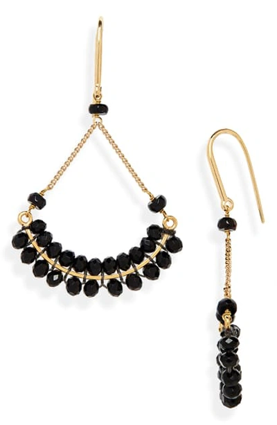 Shop Isabel Marant Beaded Chandelier Earrings In Gold