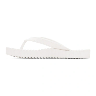 Shop Suicoke White Von Sandals