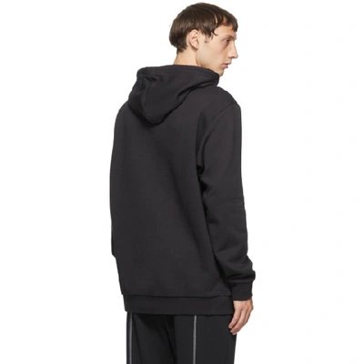 Shop Adidas Originals Black Trefoil Essentials Hoodie