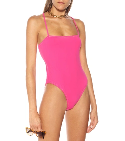 Shop Reina Olga Chloé Swimsuit In Pink