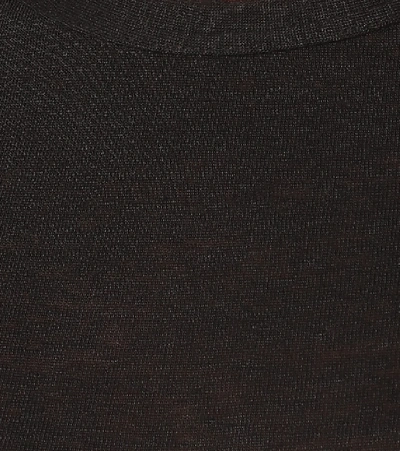 Isabel Marant Étoile Kiliann T-shirt In Black Linen In Black