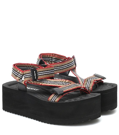 Burberry platform deals sandals