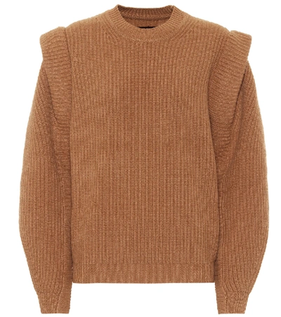 Shop Isabel Marant Jody Cashmere And Wool Sweater In Brown