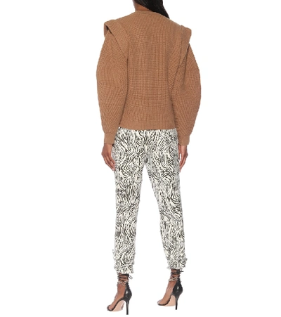 Shop Isabel Marant Jody Cashmere And Wool Sweater In Brown
