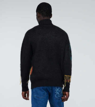 Shop Jw Anderson Jwa Patchwork Turtleneck In Black