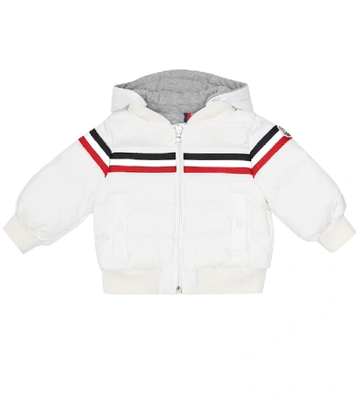 Shop Moncler Baby Perd Quilted Down Jacket In White