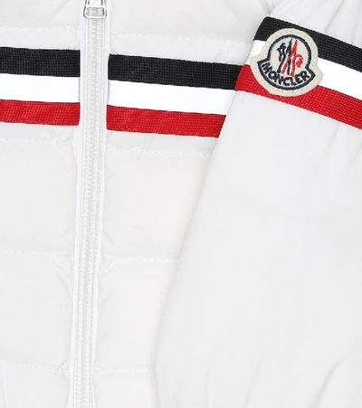 Shop Moncler Baby Perd Quilted Down Jacket In White