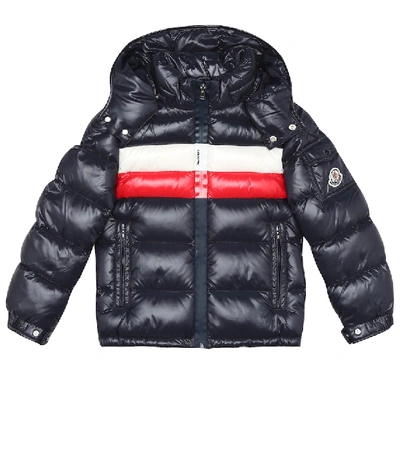 Shop Moncler Dell Quilted Down Jacket In Blue