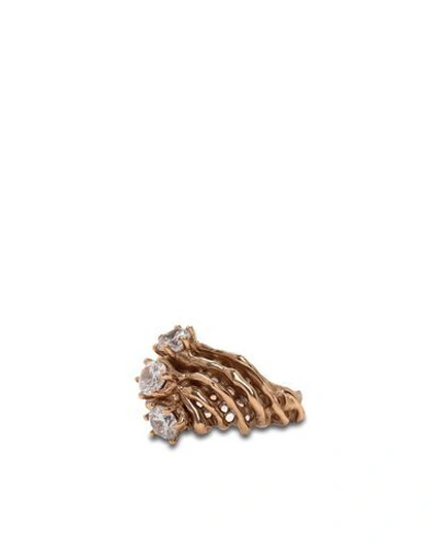 Shop Voodoo Jewels Anemone Woman Ring Gold Size 6.75 Bronze