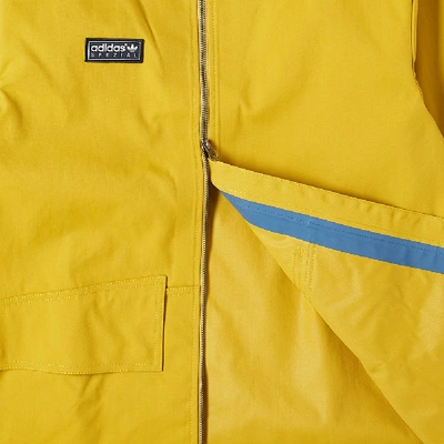 Shop Adidas Consortium Adidas Spzl Holbeck Jacket In Yellow