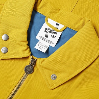 Shop Adidas Consortium Adidas Spzl Holbeck Jacket In Yellow