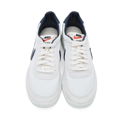 Shop Nike Off-white And Navy Killshot Og Sneakers In Sail/midnig