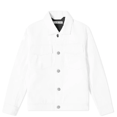 Shop Acne Studios Magnite Twill Work Jacket In White