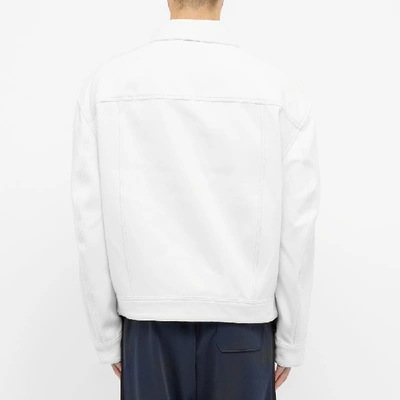 Shop Acne Studios Magnite Twill Work Jacket In White