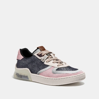 Shop Coach Citysole Court Sneaker With Wild Beast Print In Charcoal/aurora
