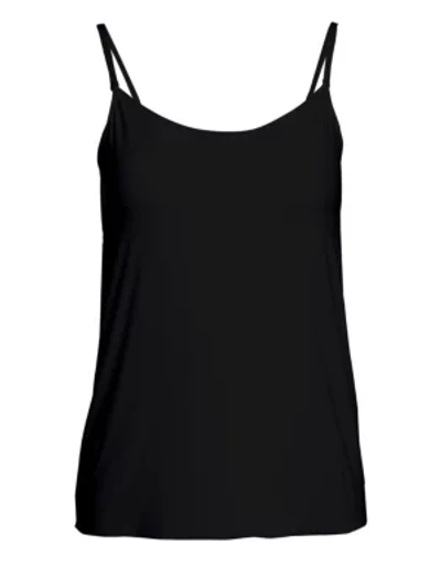 Commando Butter Scoop Neck Spandex Camisole In Black
