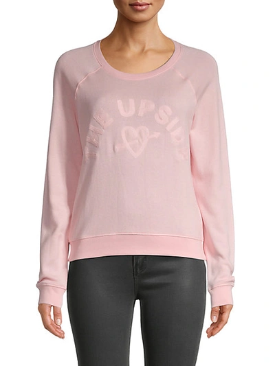 Shop The Upside One Love Bronte Sweatshirt In Pink