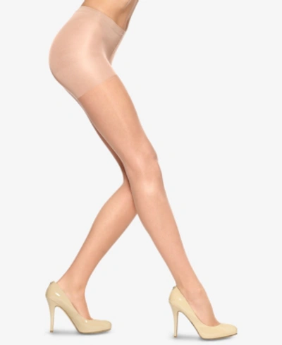 Shop Hue Women's Age Defiance With Control Top Compression Pantyhose In Tan (nude 4)