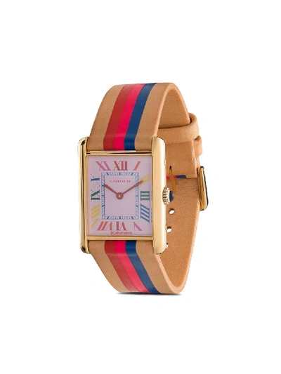 Shop La Californienne Cartier Tank 30mm In Pink