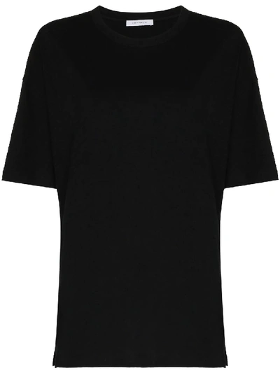 Shop Ninety Percent Oversized Organic Cotton T-shirt In Black