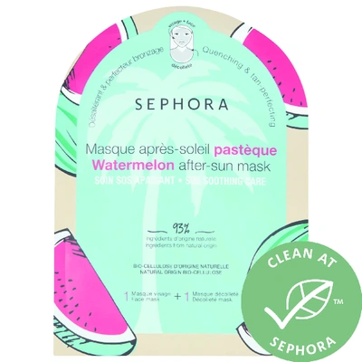 Shop Sephora Collection Clean Watermelon After Sun Mask 1 Mask