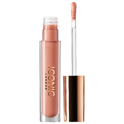 Shop Iconic London Lip Plumping Gloss Nearly Nude 0.13 oz/ 5 ml