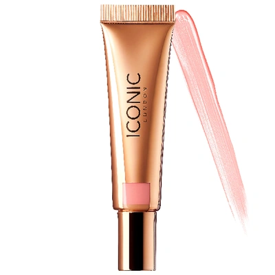 Shop Iconic London Sheer Cream Blush Rose Riot 0.42 oz/ 12.5 ml