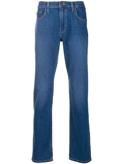 Shop Paige Federal Straight-leg Jeans In Blue