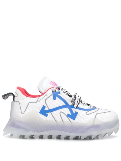 Shop Off-white Odsy Mesh Sneakers In White