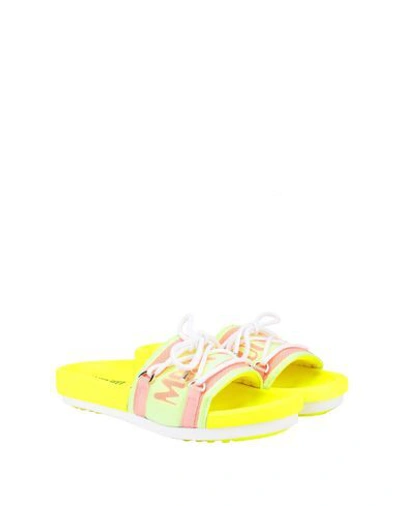 Shop Moon Boot Mb Deimos Transparent Woman Sandals Yellow Size 4.5-5.5 Textile Fibers, Synthetic Fibers