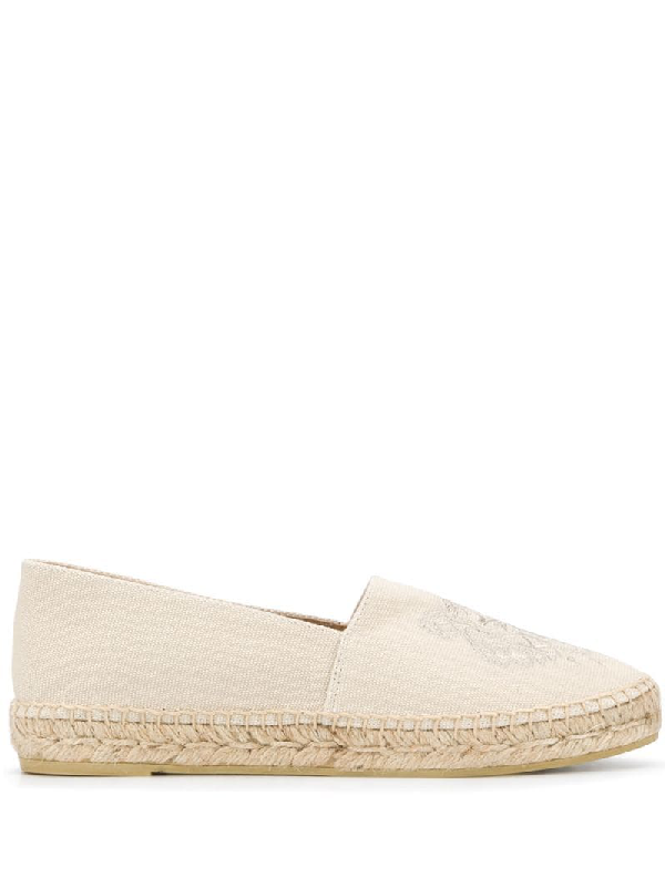 embroidered espadrille flats