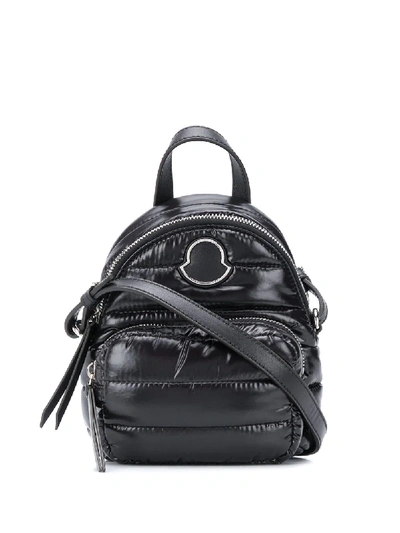 Shop Moncler Kilia Padded Style Crossbody Bag In Black