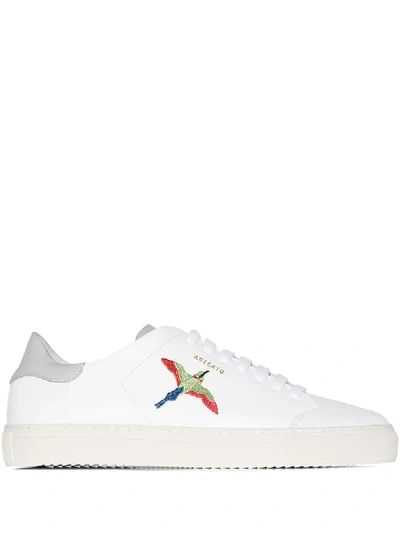 Shop Axel Arigato Clean 90 Triple Bird Sneakers In White