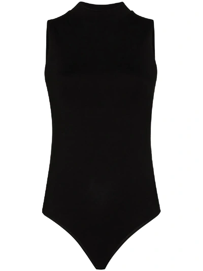 Shop Ninety Percent Sleeveless Bodysuit In Black