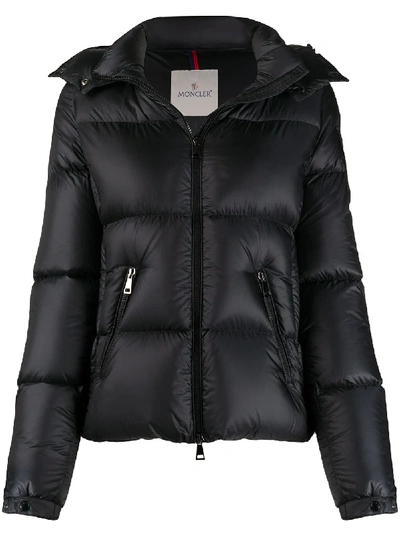 Shop Moncler Hooded Padded Jacket In Black