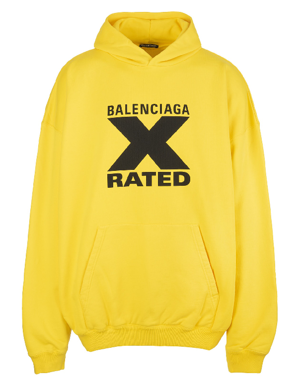 balenciaga hoodie yellow