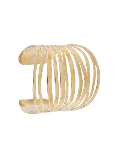 Shop Ariana Boussard Koba Cuff Bracelet In Gold