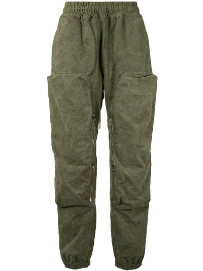 Readymade Oversized Pocket Trousers In Green