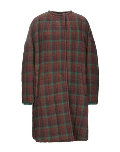 Shop Isabel Marant Coat In Brown
