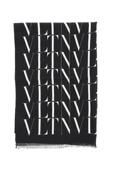 VALENTINO GARAVANI ALL-OVER VLOGO SCARF 