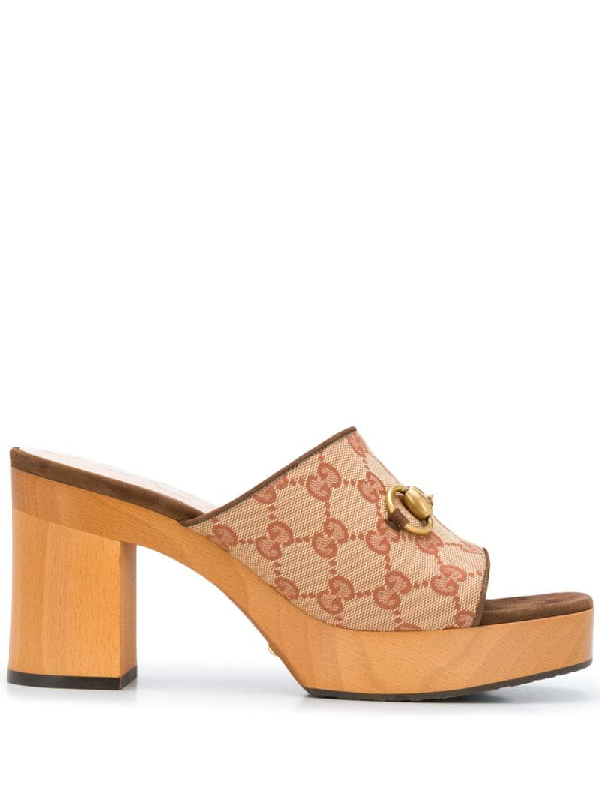 gucci platform mules